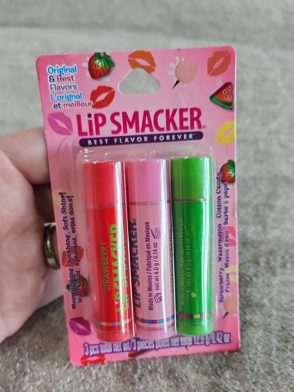 NWT Lip Smackers 3 Piece Lip Balm